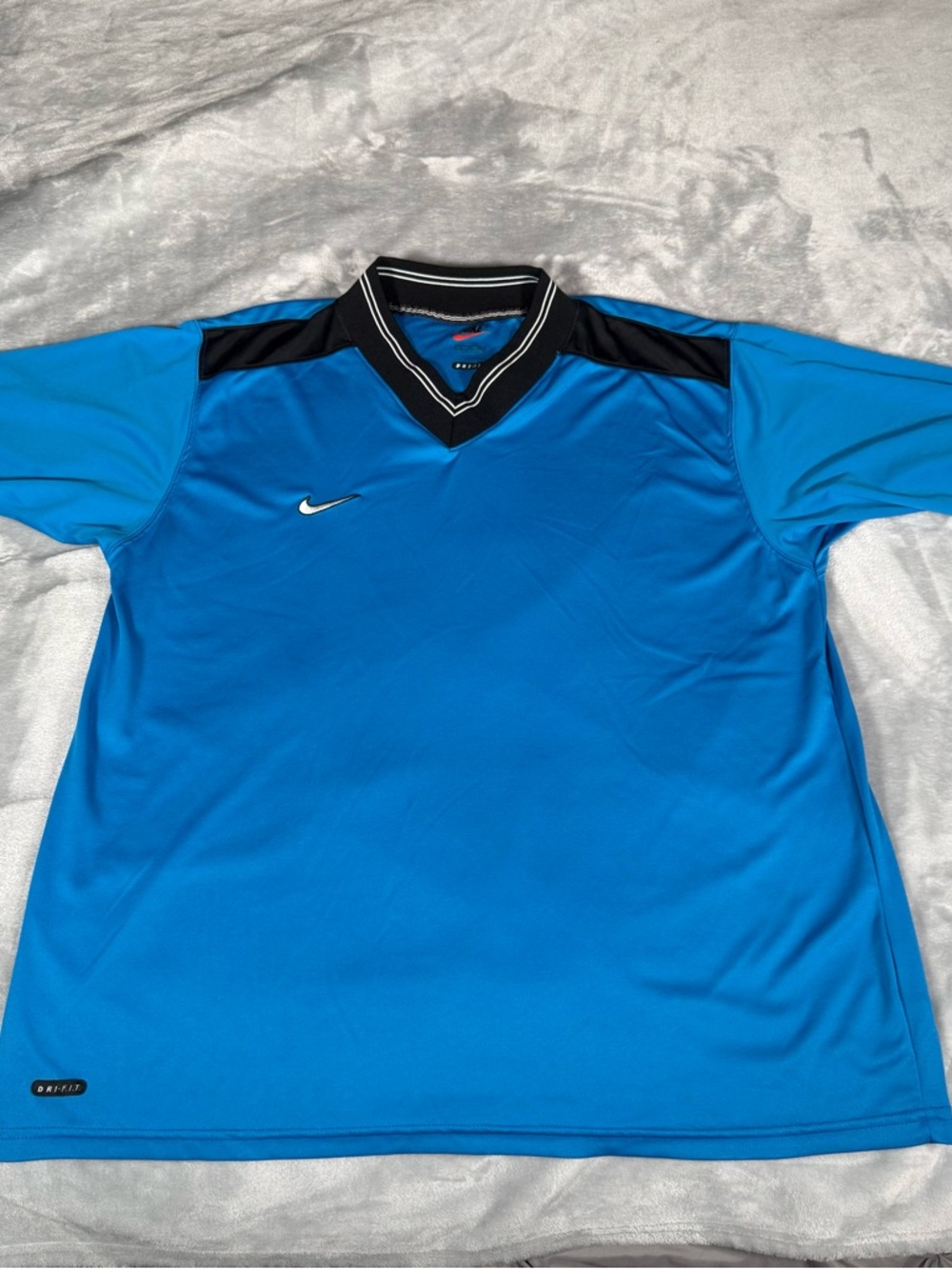 Vintage Nike Pullover Blank Soccer Jersey Mens XL Made In USA 90s